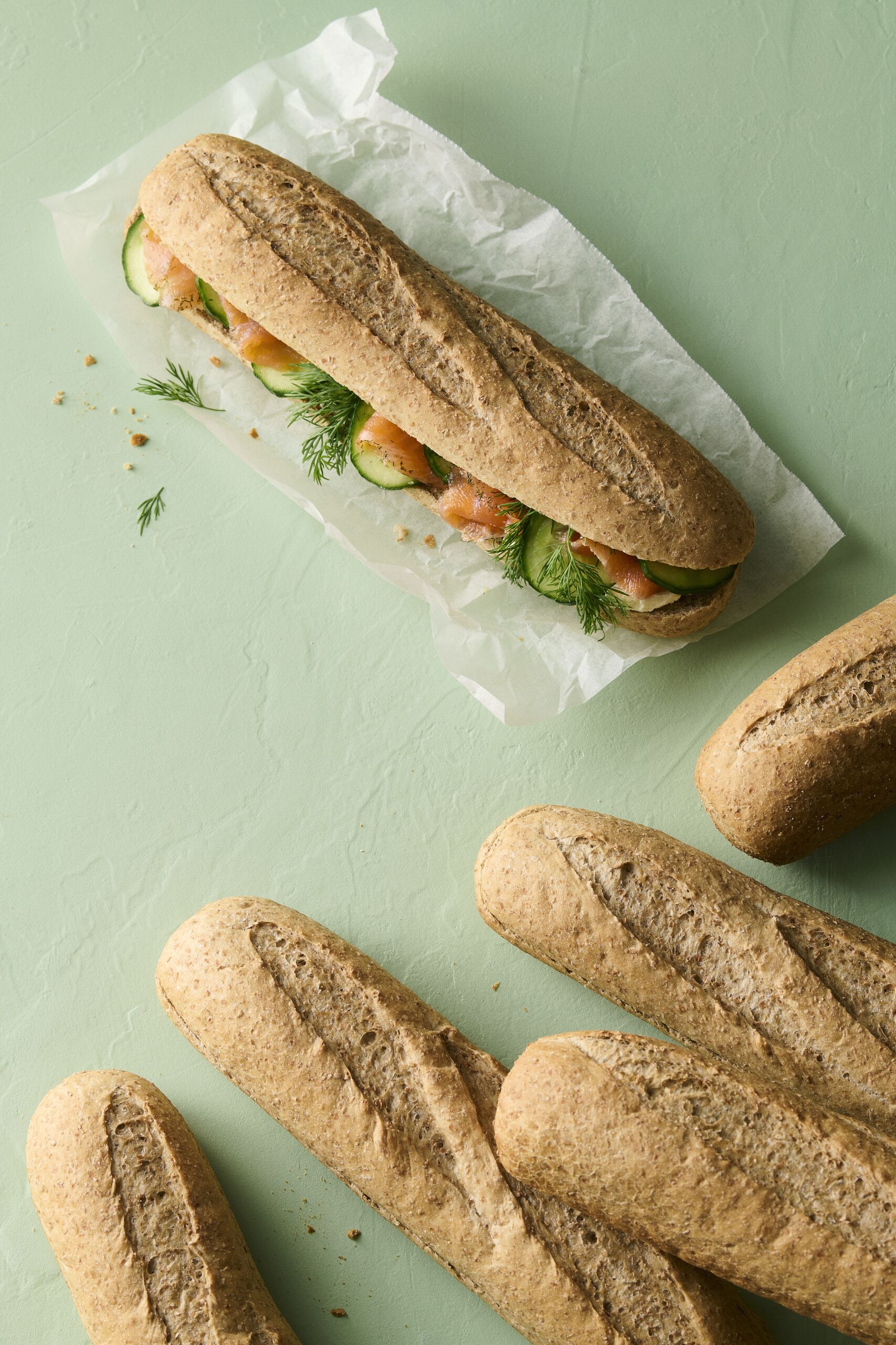 Vaasan Halkaistu Täysjyväpatonki