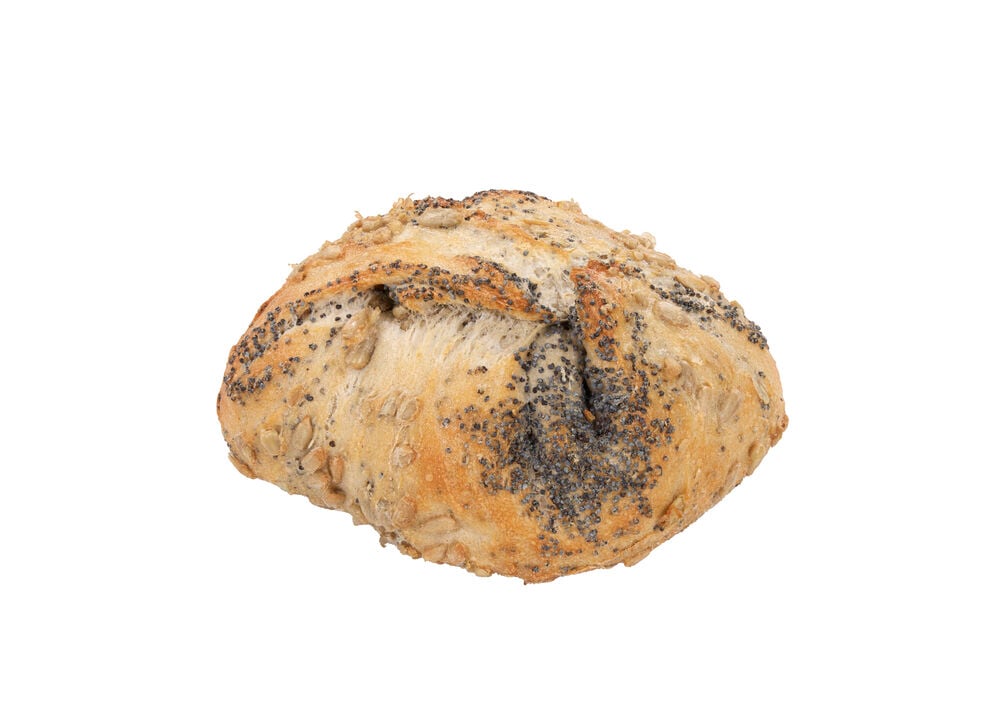 6724421 Rundstykke valmuefrø solsikkekjerner 90g