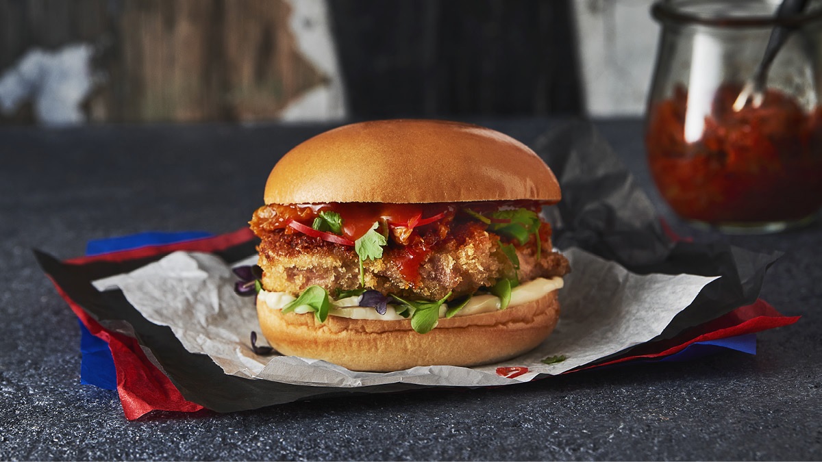 Crispy Chicken Brioche Burger